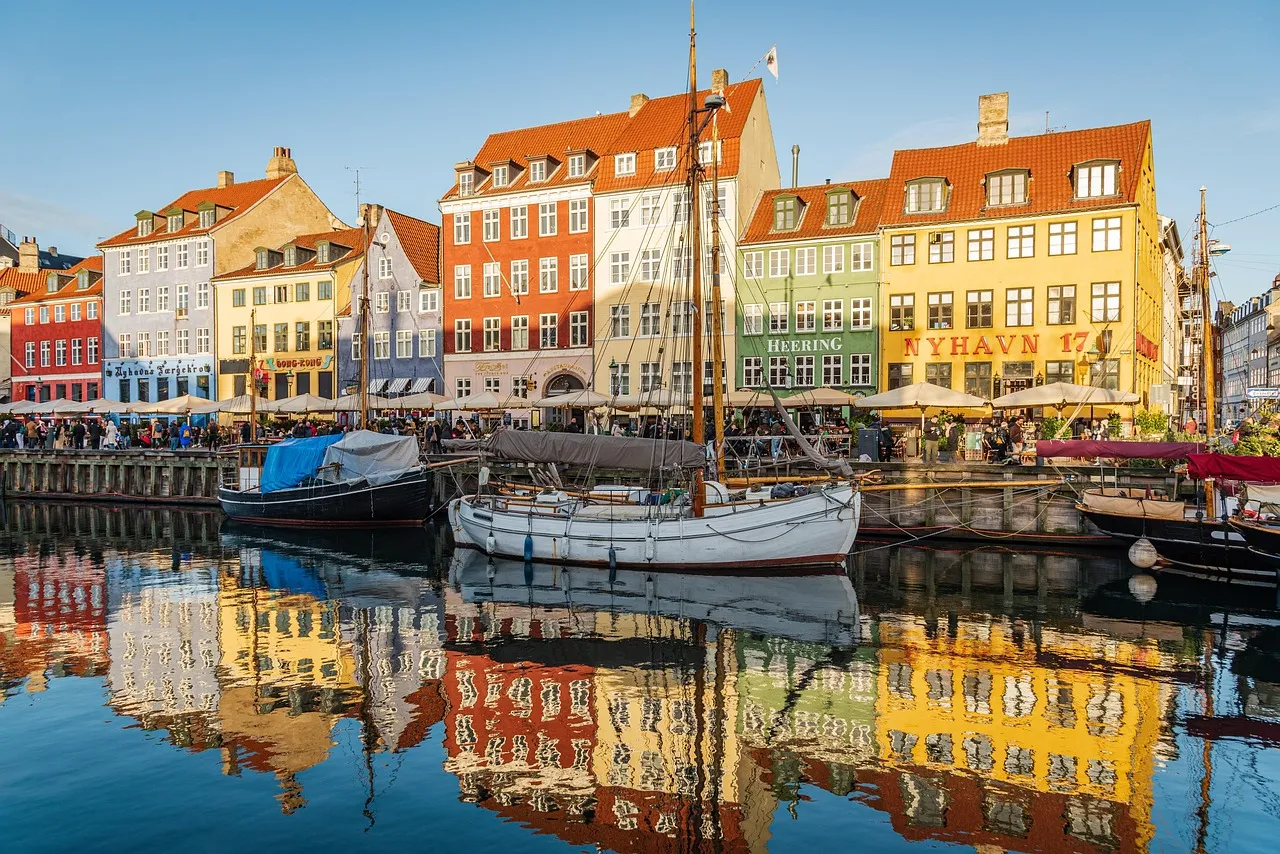 Maisons colorées du port de Nyhavn, à Copenhague