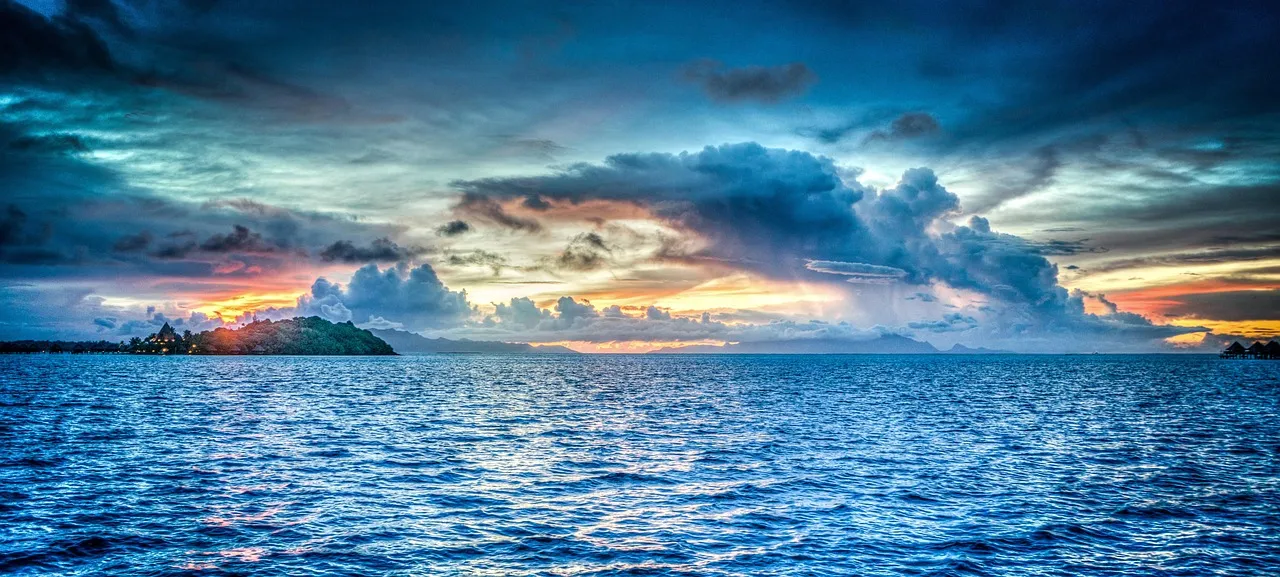 Le lagon de Bora Bora, en Polynésie française